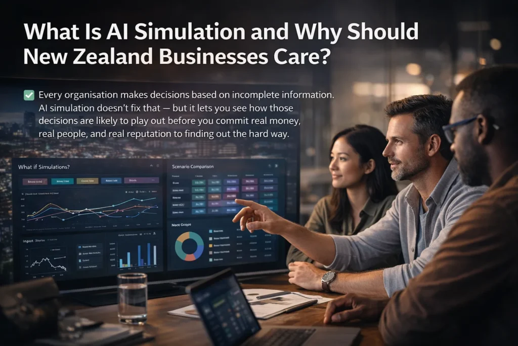 Picture showing ai simulation nz ministry of insights